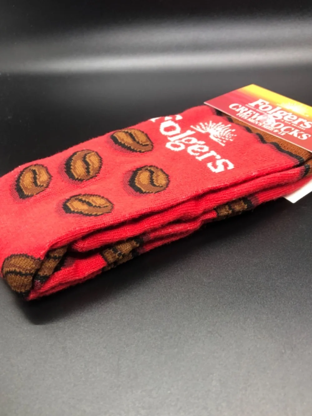 Men’s Folgers Crew Socks Size 6-12